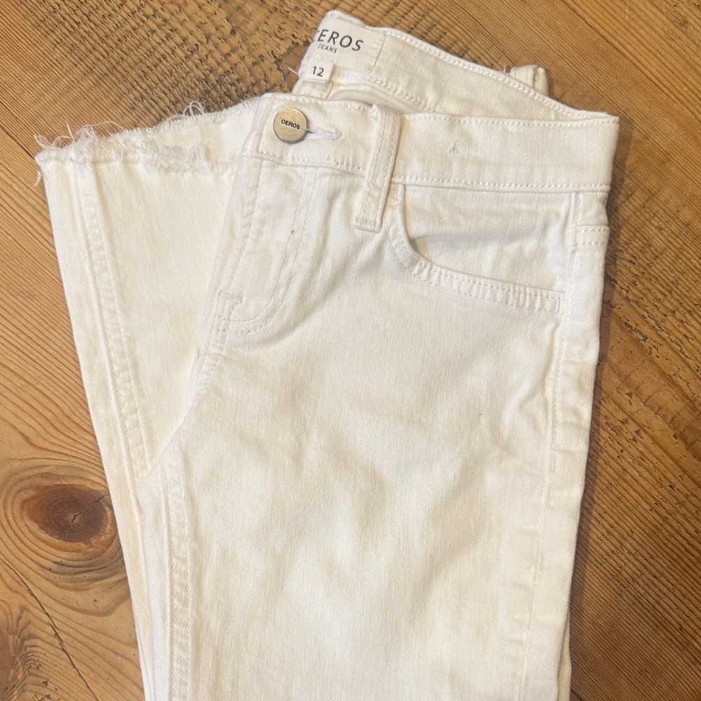 Kids White Jeans